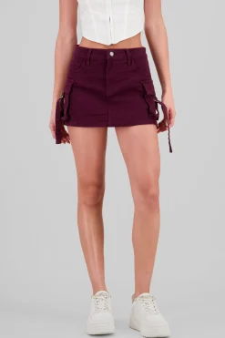 Falda short cargo