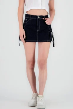 Falda short cargo