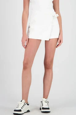 Falda short mini cruzada detalle hevilla