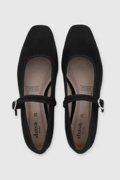 Flat mary jane contrastes bies