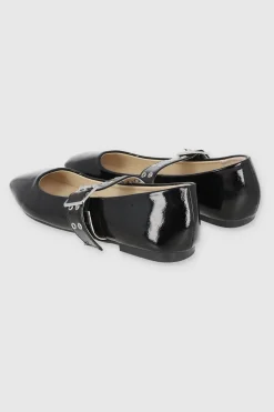 Flat mary jane hebilla punta cuadrada