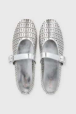 Flat mary jane perforada diseños