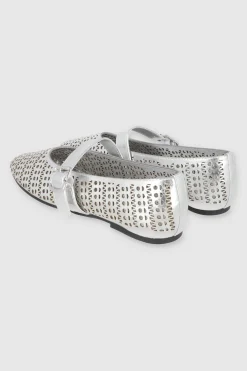 Flat mary jane perforada diseños