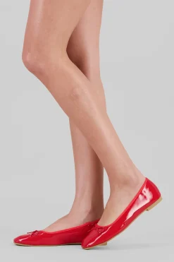 Flat punta cuadrada moñito