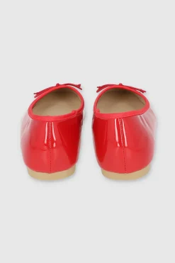 Flat punta cuadrada moñito