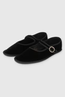 Flats Terciopelo Mary Jane