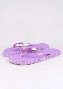 Flip flop contorno brillos