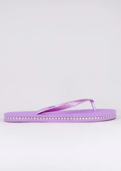 Flip flop contorno brillos