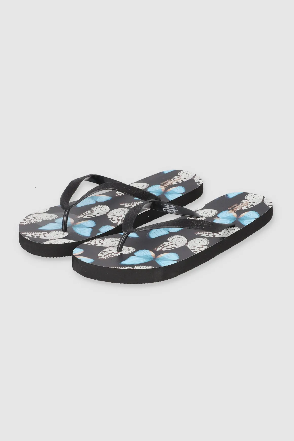 Flip Flop Mariposas Glitter