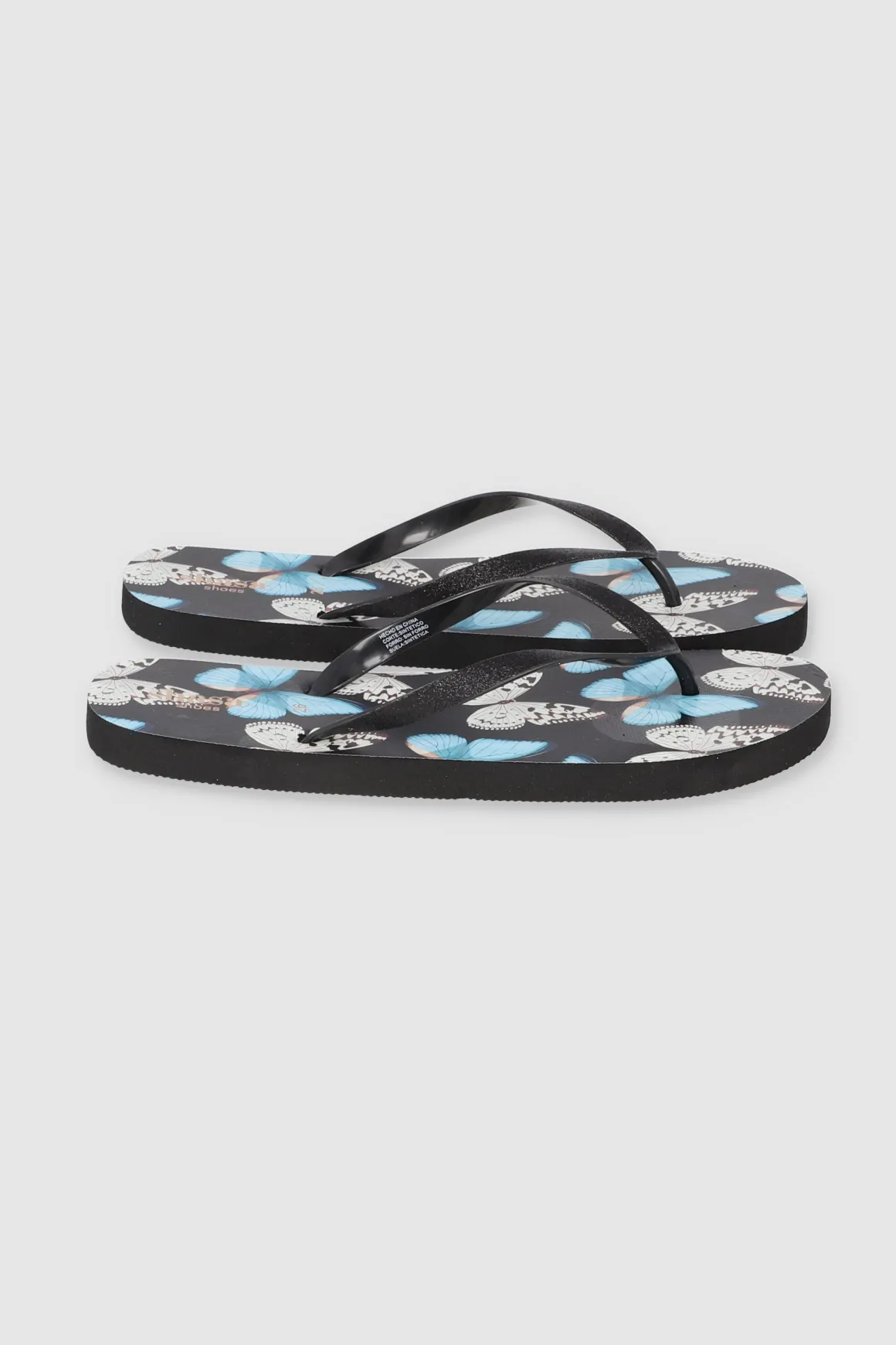 Flip Flop Mariposas Glitter