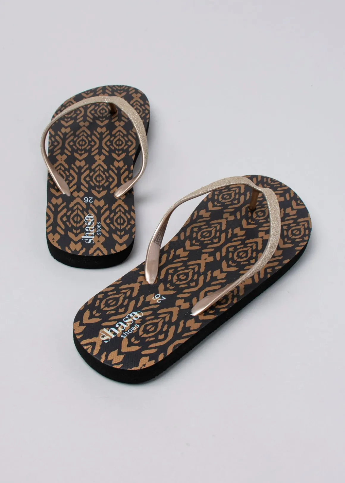 Flip flop rombos tribal