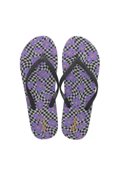 Flip Flops Flores Cuadros