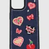 Funda cel i15 bordado denim