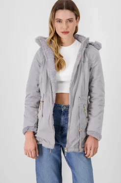 Gabardina gorro jareta