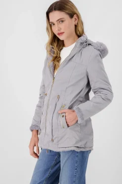 Gabardina gorro jareta