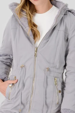 Gabardina gorro jareta