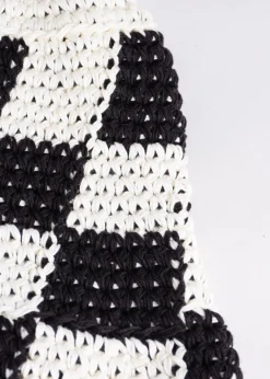 Gorro pescador tejido cuadros