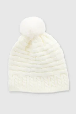 Gorro tejido cuadros