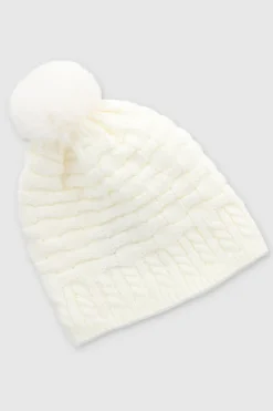 Gorro tejido cuadros