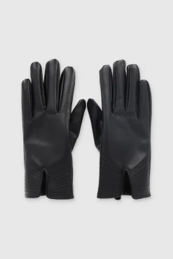 Guantes efecto piel interior suave