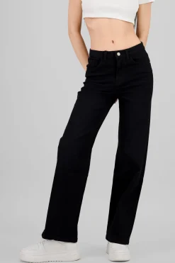 Jeans wide leg básicos