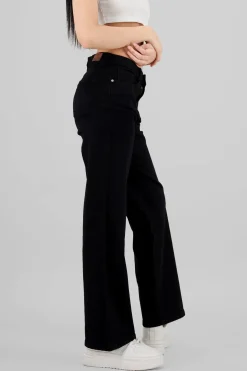 Jeans wide leg básicos