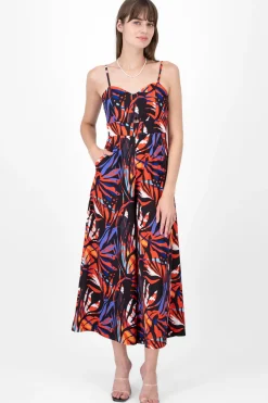 Jumpsuit Estampado Tropical