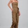 Jumpsuit pu strapples
