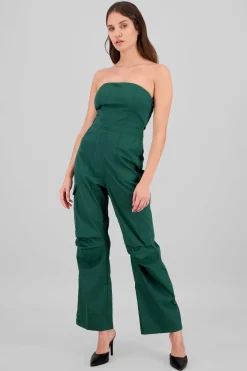Jumpsuit Strapless Cargo