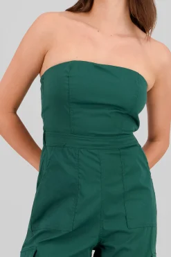 Jumpsuit Strapless Cargo