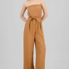 Jumpsuit strapless sastreado