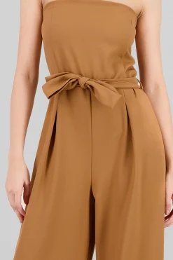 Jumpsuit strapless sastreado