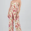 Jumpsuit strapples estampado flores
