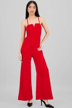 JUmpsuit tirantes detalle abertura escote