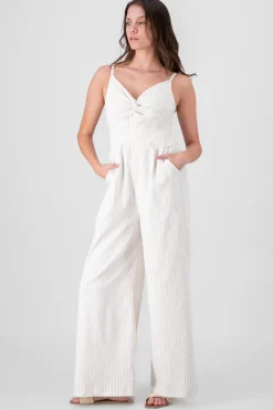 Jumpsuit tirantes rayas