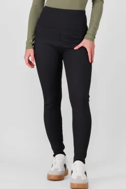 Leggings con peluche lisos