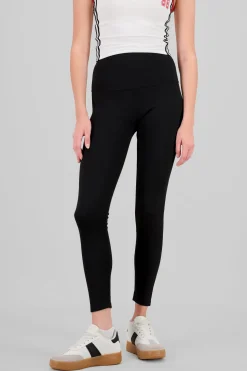 Leggings con peluche por dentro liso