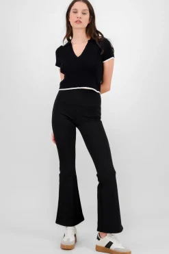 Leggings lisos con fleece adentro