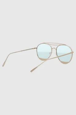 Lente aviador redondo traslucido