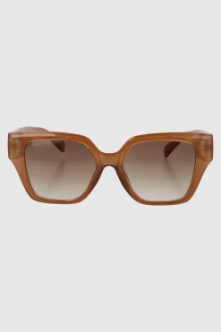 Lente cuadrado angular pasta traslucida