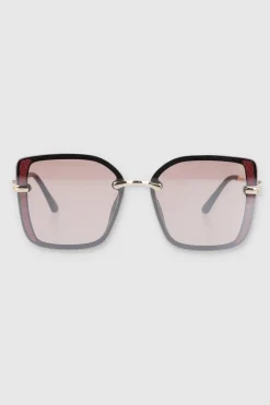 Lente cuadrado puente metalico