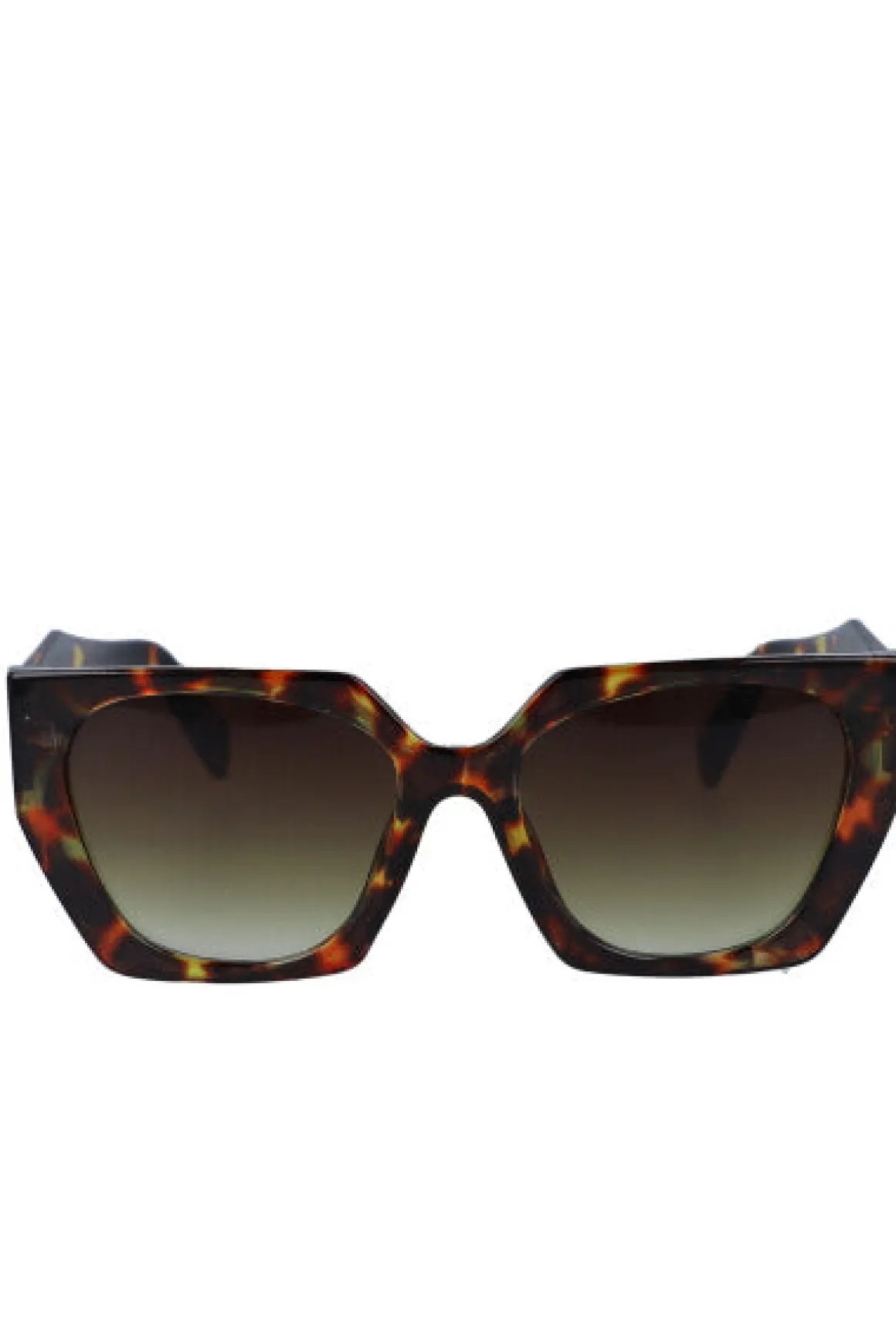 Lentes cuadrados oversize carey
