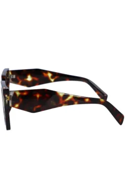 Lentes cuadrados oversize carey