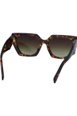 Lentes cuadrados oversize carey