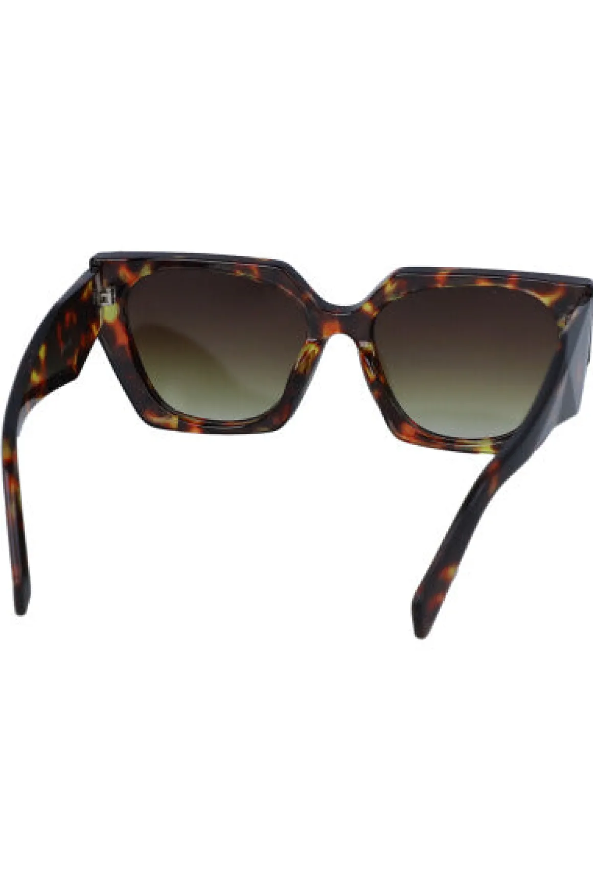 Lentes cuadrados oversize carey