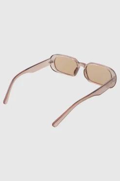 Lentes cuadrados transparentes