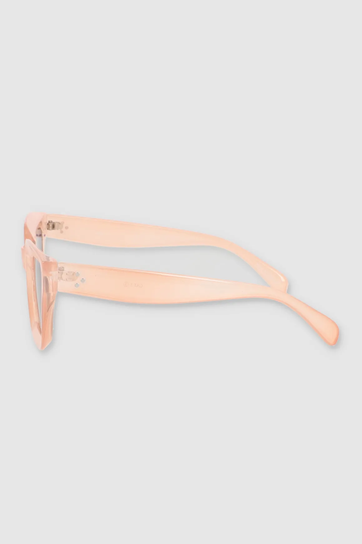 Lentes cuadro transparente color