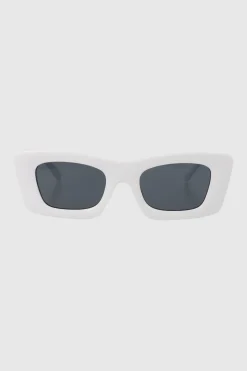 Lentes rectangulo cateye oversize