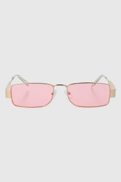 Lentes rectangulo metal