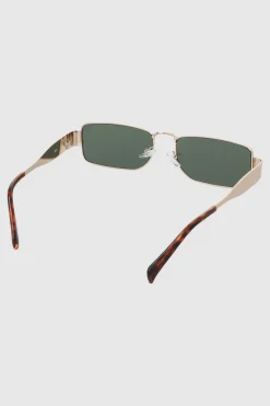 Lentes rectangulo metal